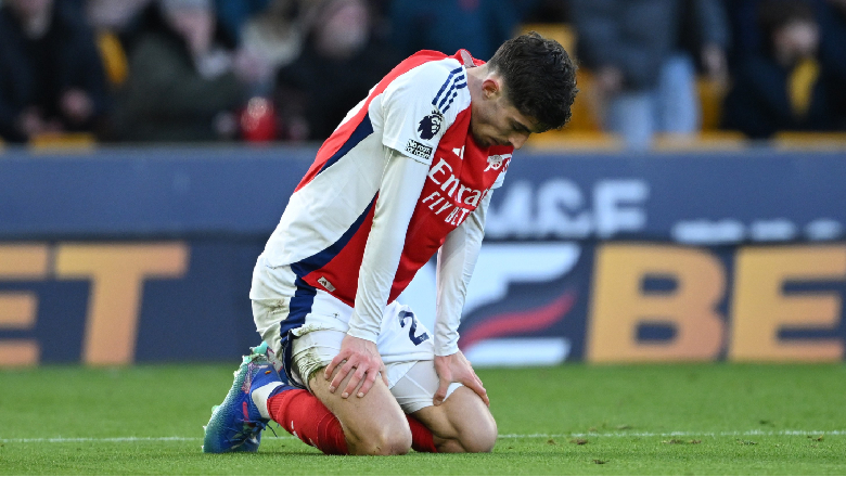 Another concern for Arsenal: Kai Havertz suffers a setback in his recovery from a knee issue  - Ảnh 2